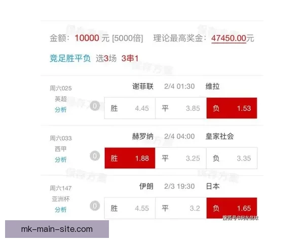 足球竞猜赔率全解析：提升胜率的策略与实用技巧揭秘